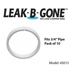 Leak-B-Gone Plumbing PVC Pipe Leak Repair Rings 3/4" - Pack of 10 - B00LCEKHSS